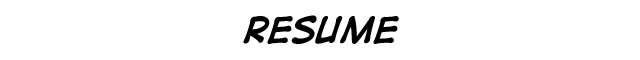 Resume