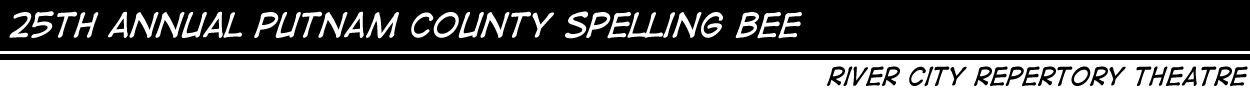 The 25th Annual Putnam County Spelling Bee